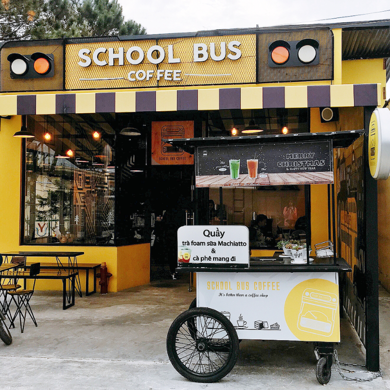 Đặc điểm của thiết kế cafe take away