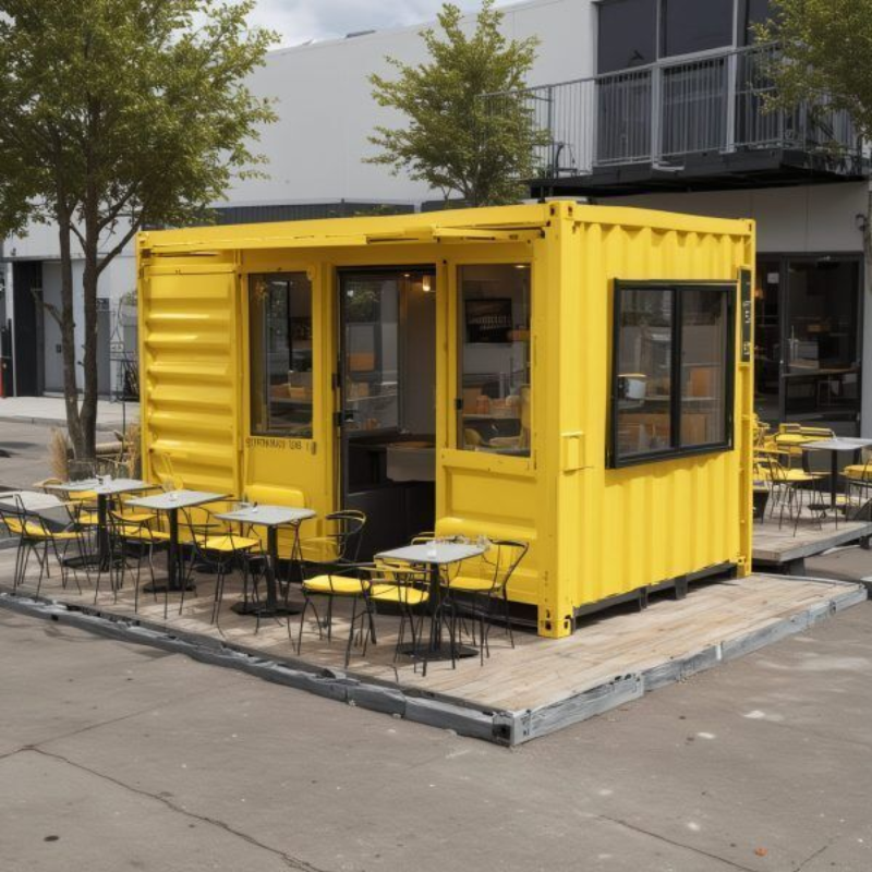 container thường được sơn lại với màu sắc thương hiệu