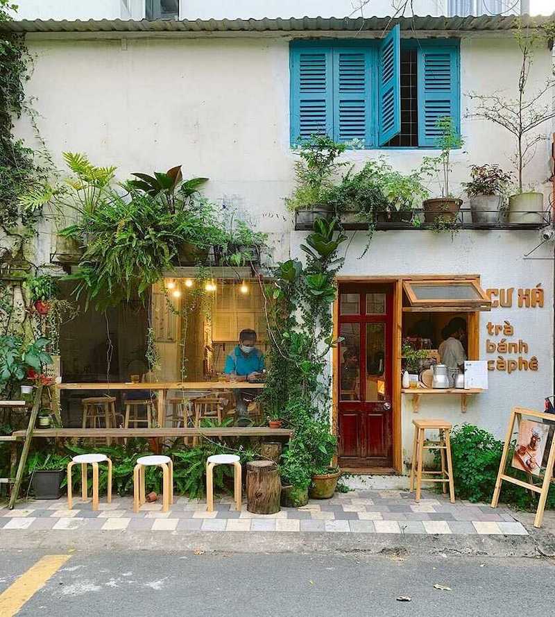 Đặc điểm của thiết kế quán cafe vỉa hè