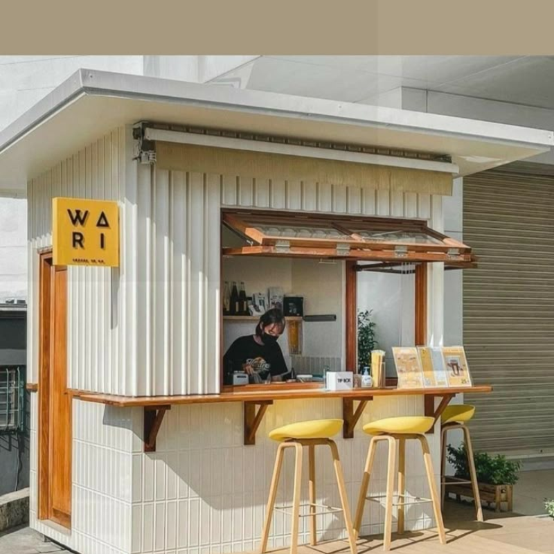 ố trí khu vực order và lấy đồ khoa học, tránh ùn tắc