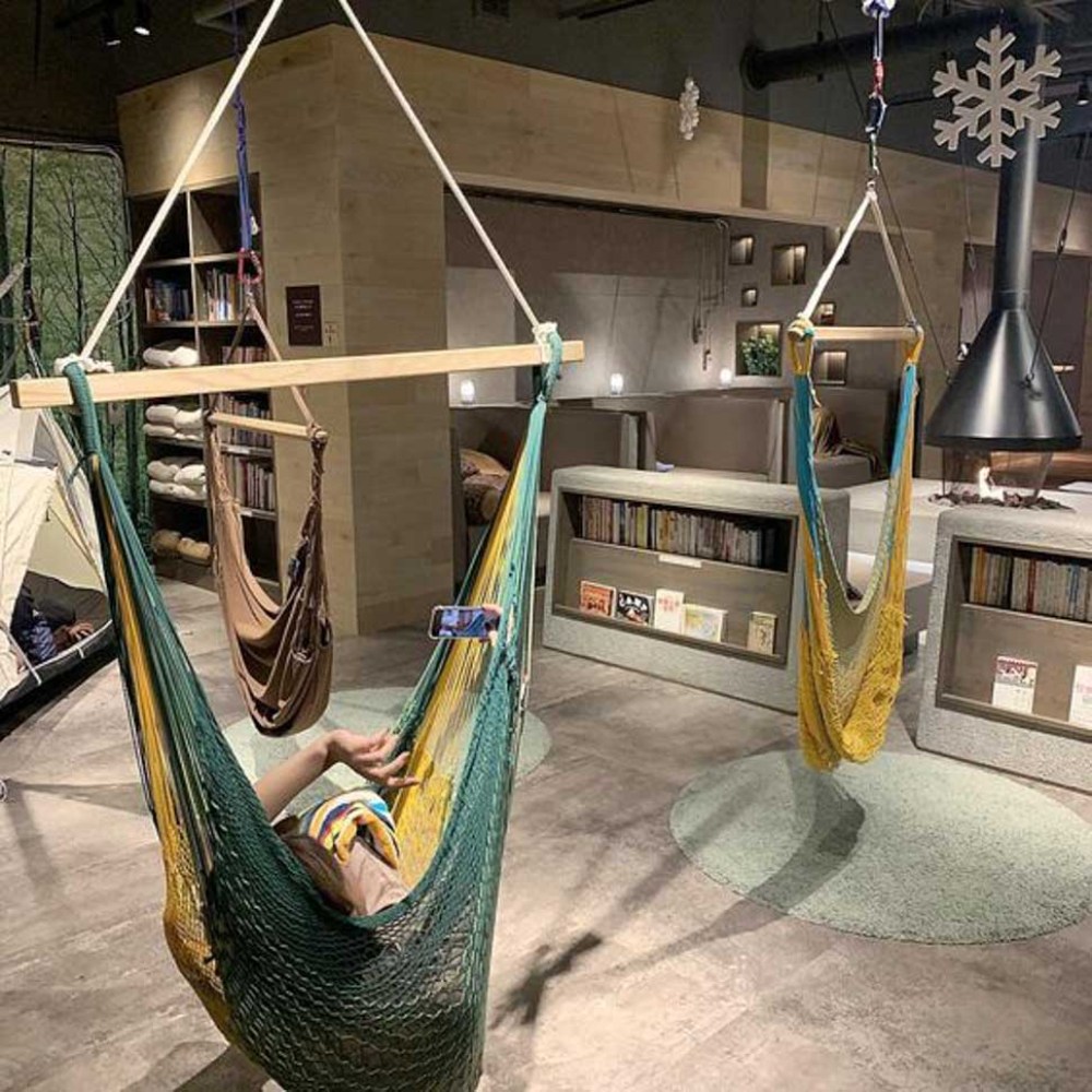 Thiết kế quán cafe võng phong cách hiện đại