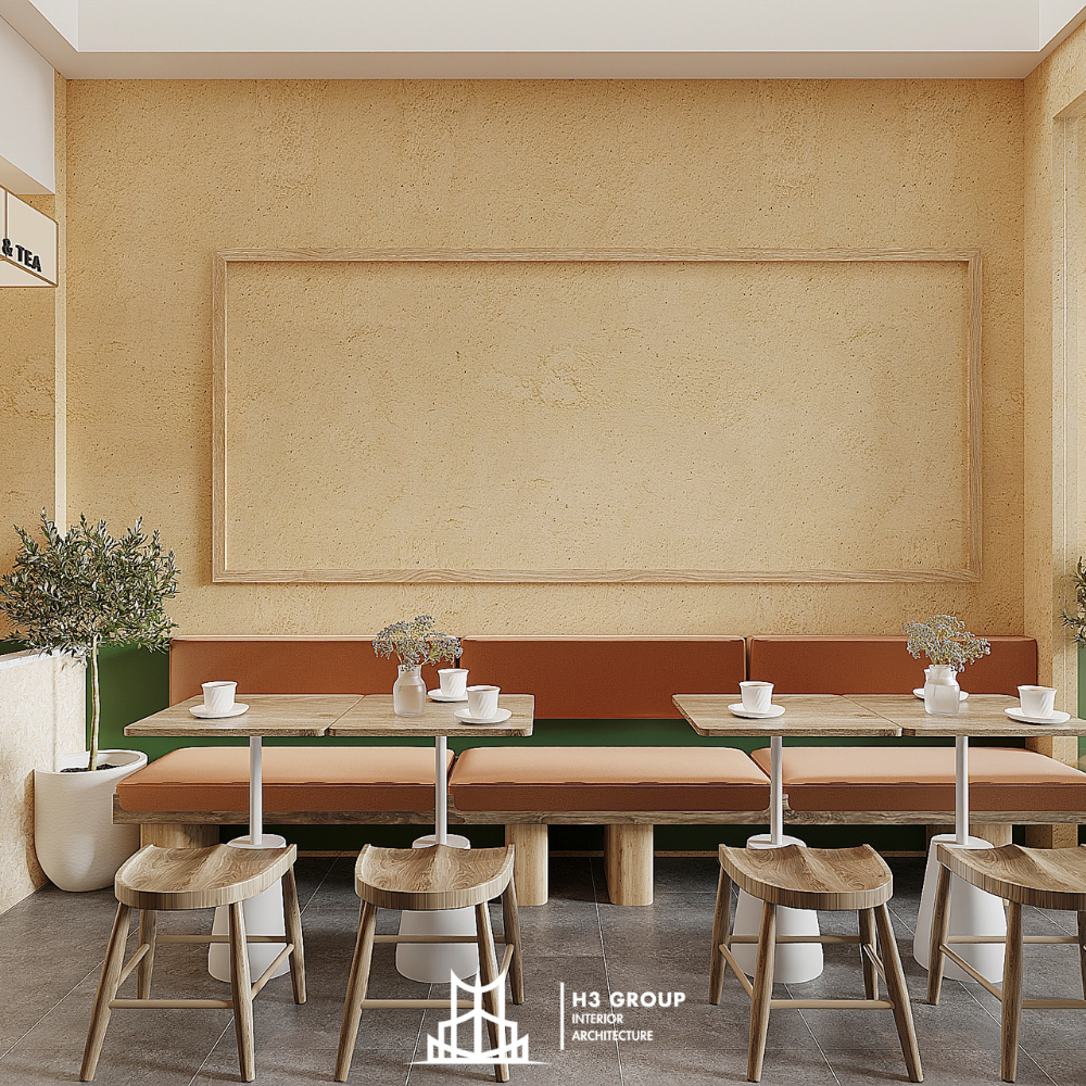 Thiết kế quán cafe tối giản tạo bản sắc thương hiệu riêng biệt
