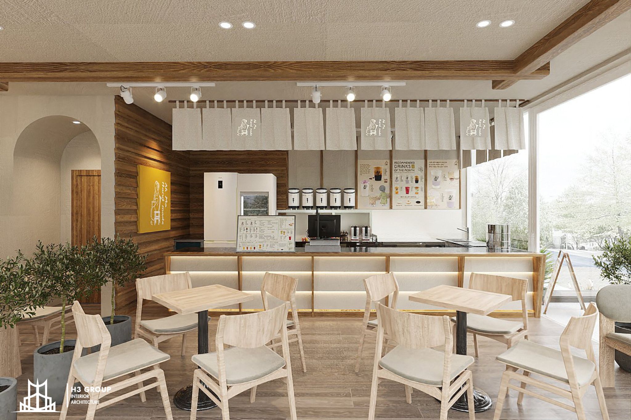 Phong cách Cafe hiện đại