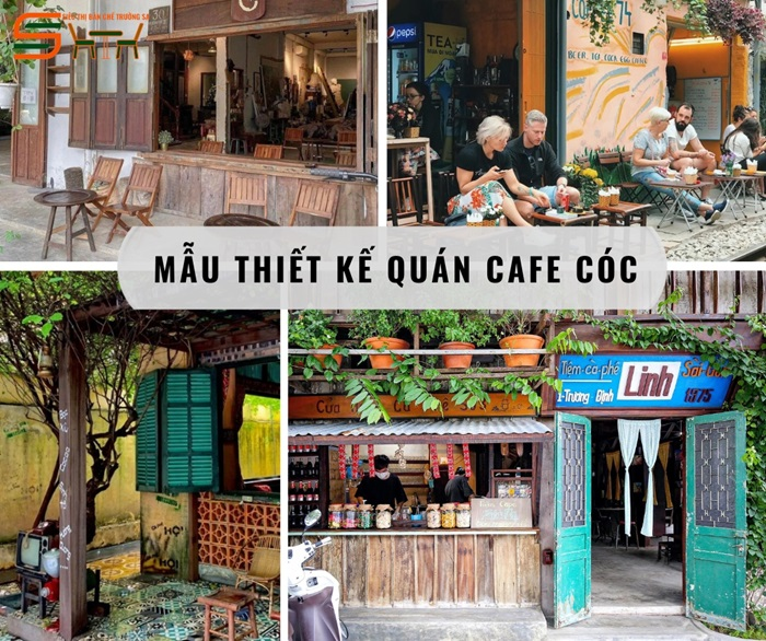 Mẫu Thiết Kế Quán Cafe Cóc Vỉa Hè Chuẩn Chất Phố