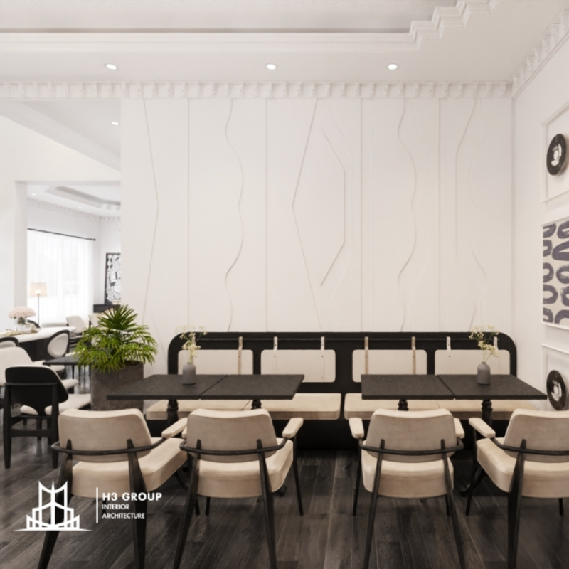 Mẫu thiết kế quán cafe phong cách Minimalism