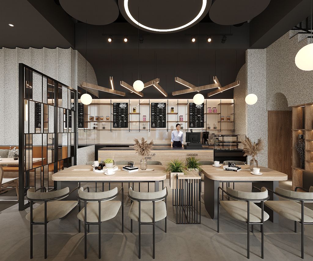 Thiết kế quán cafe không chỉ nên chạy theo xu hướng mà hãy tập trung vào công năng để quá trình vận hành trở nên hiệu quả