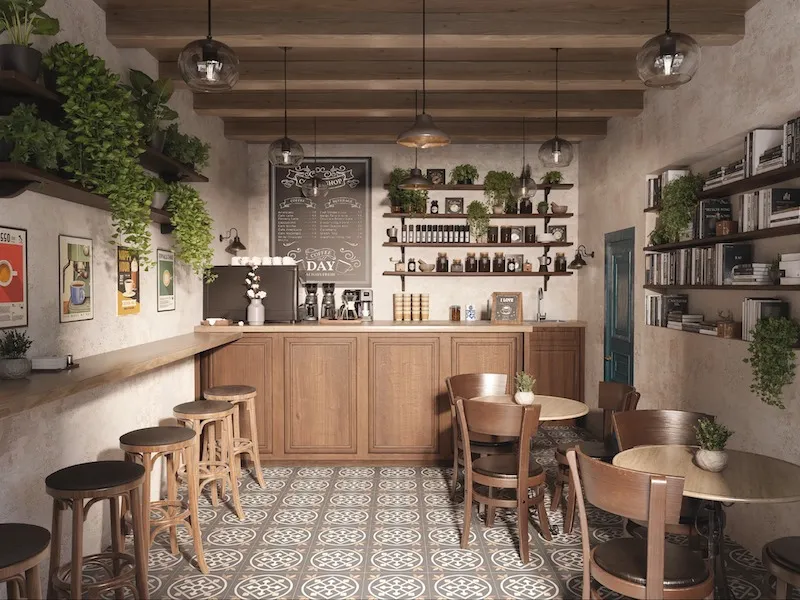 Phong cách Rustic khắc họa rõ vẻ đẹp tự nhiên nhưng không kém phần sang trọng, tinh tế