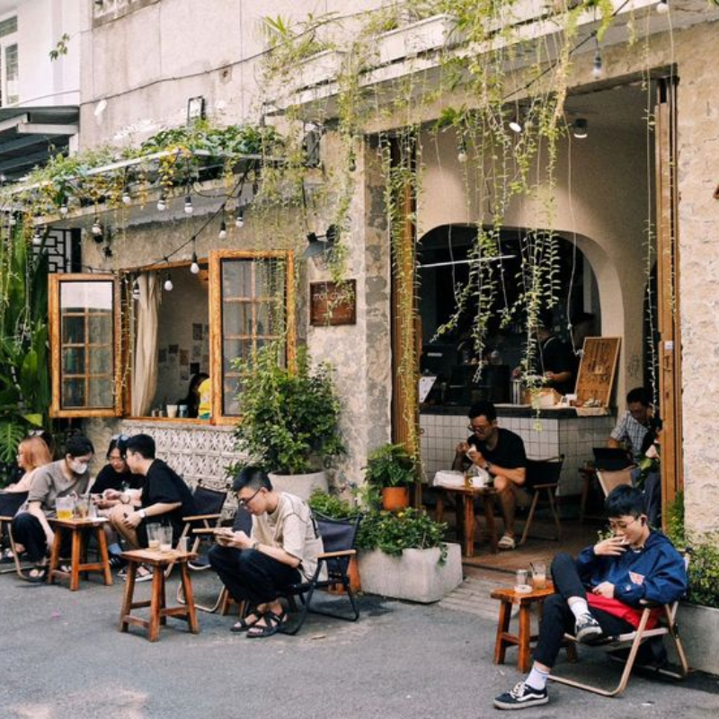 Cafe vỉa hè kiểu Việt truyền thống