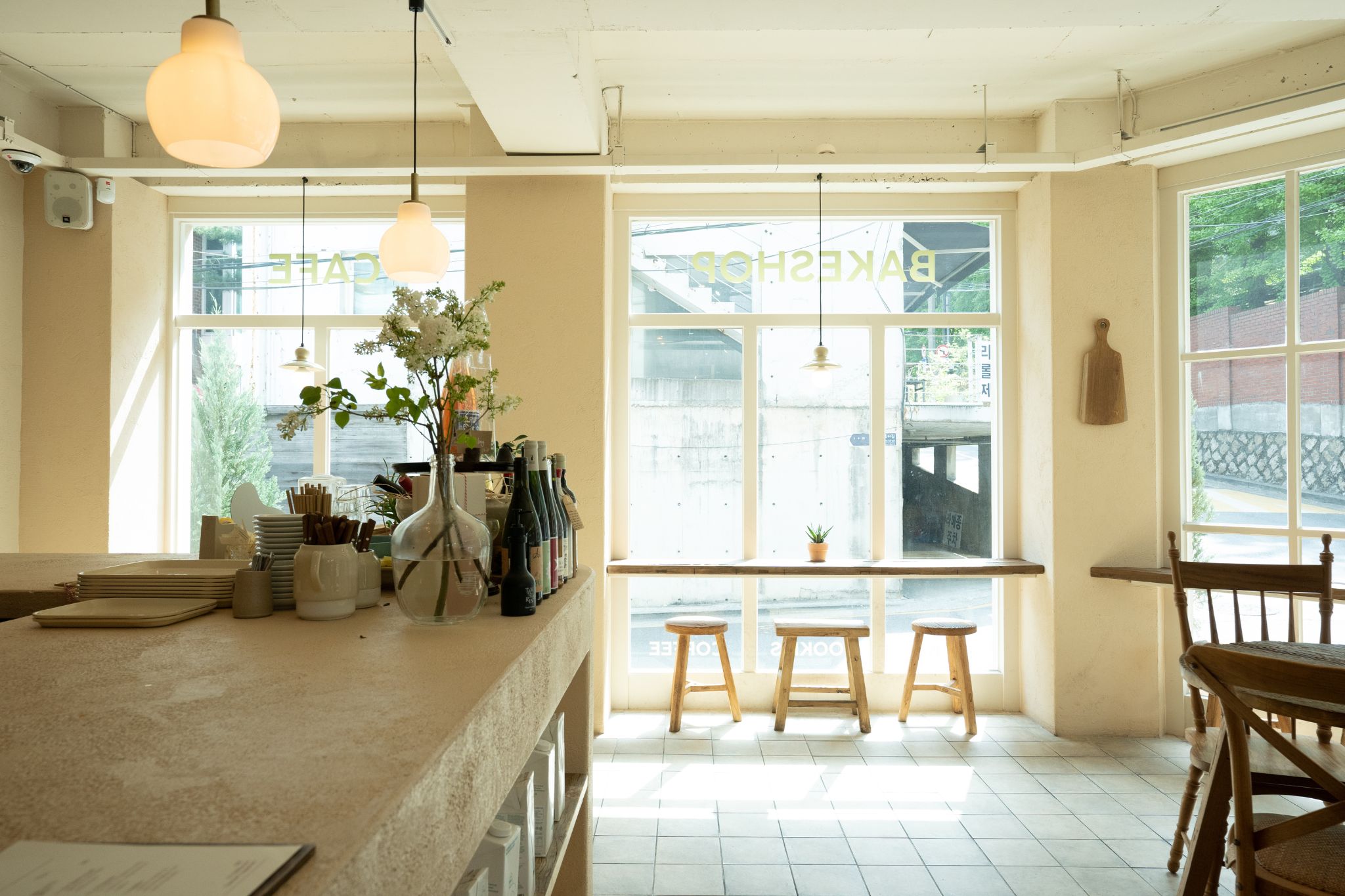 Quầy bar và khu vực pha chế