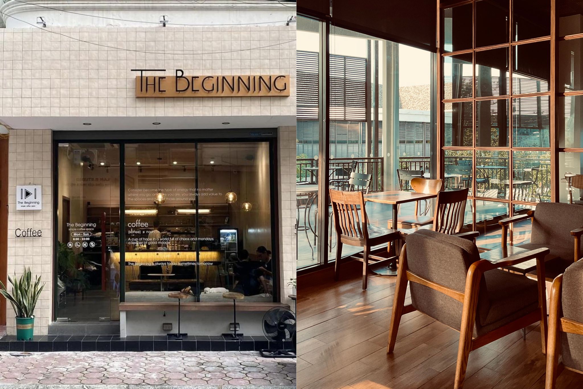 Thiết kế quán cafe kính là mô hình quán sử dụng chất liệu kính