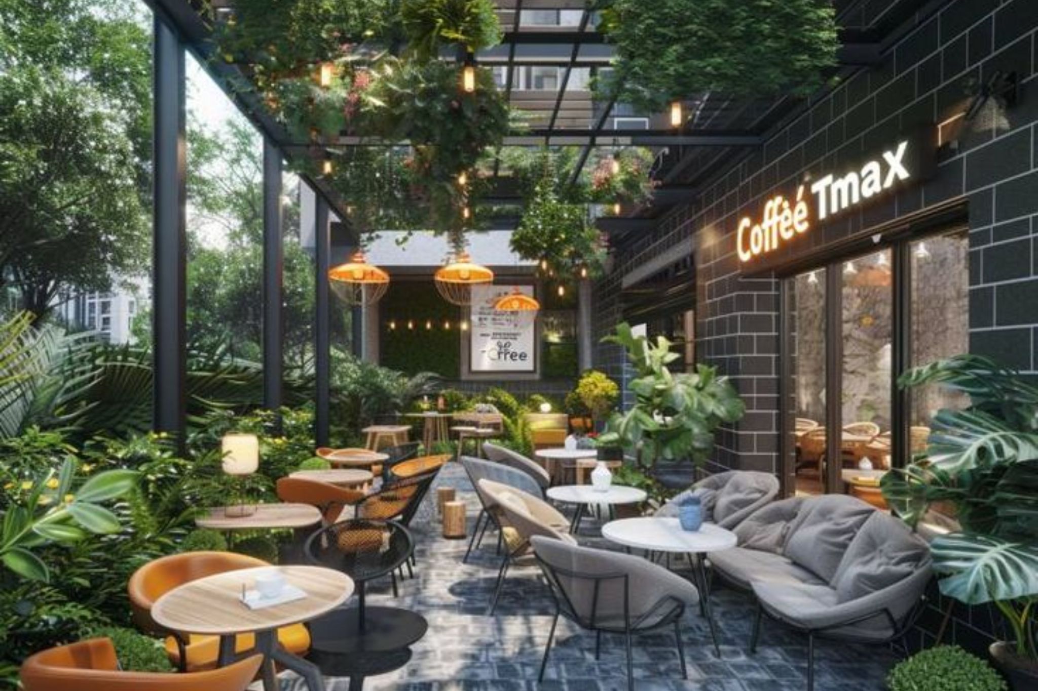 Điểm mạnh của thiết kế quán cafe phong cách mộc