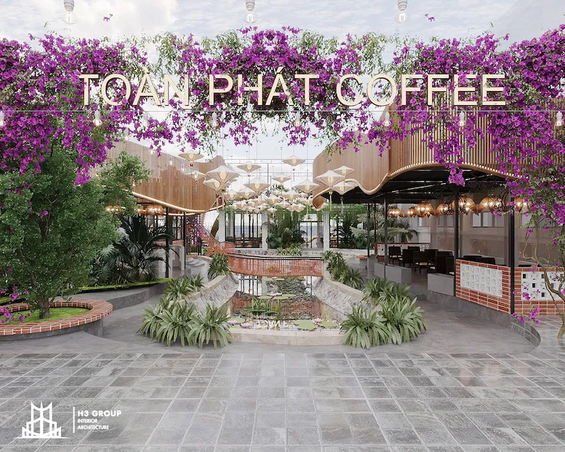 Dự án Tổ hợp dịch vụ Thủy Nguyên do H3 Group thiết kế theo phong cách sân vườn, nhằm tạo ra không gian đẹp mắt và ấn tượng