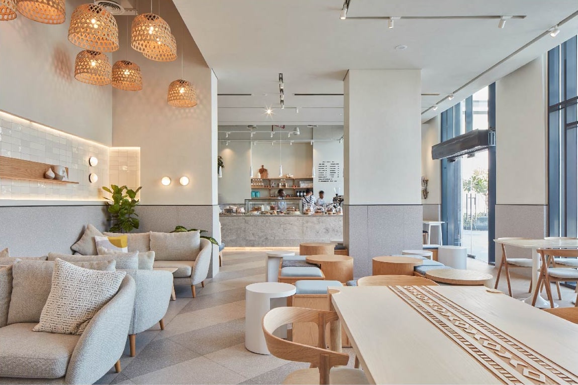 Thiết kế quán cafe 100m2 mang phong cách Scandinavian