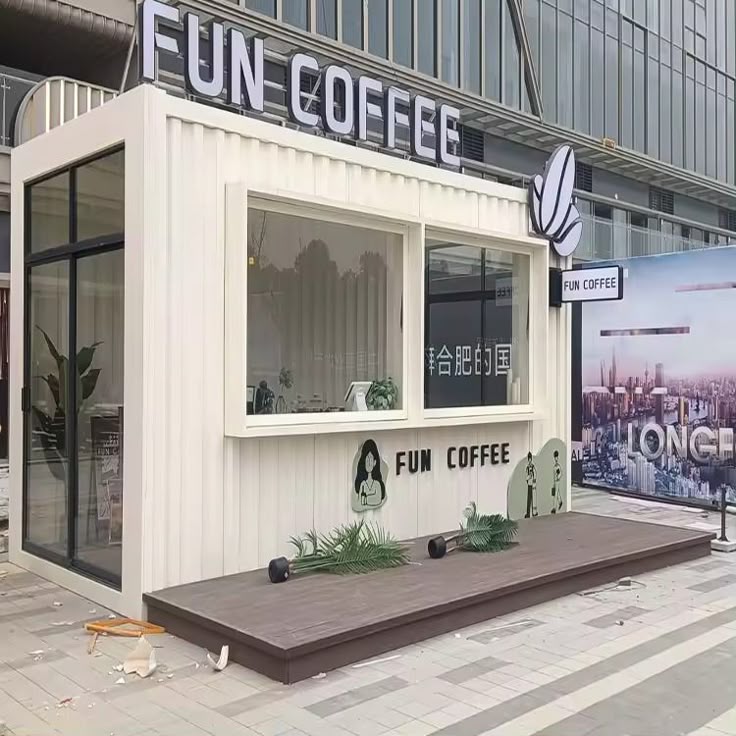Thiết kế quán cafe bằng container