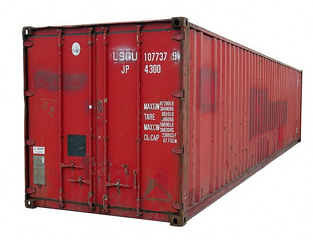 Mẫu container cũ