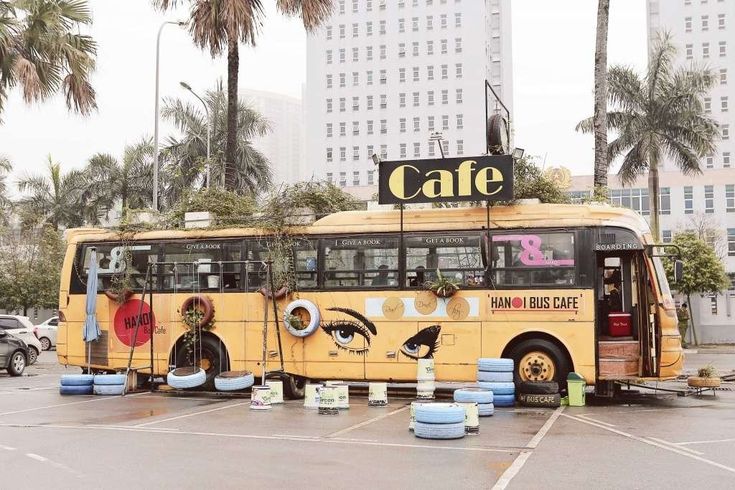 Quán cafe xe bus