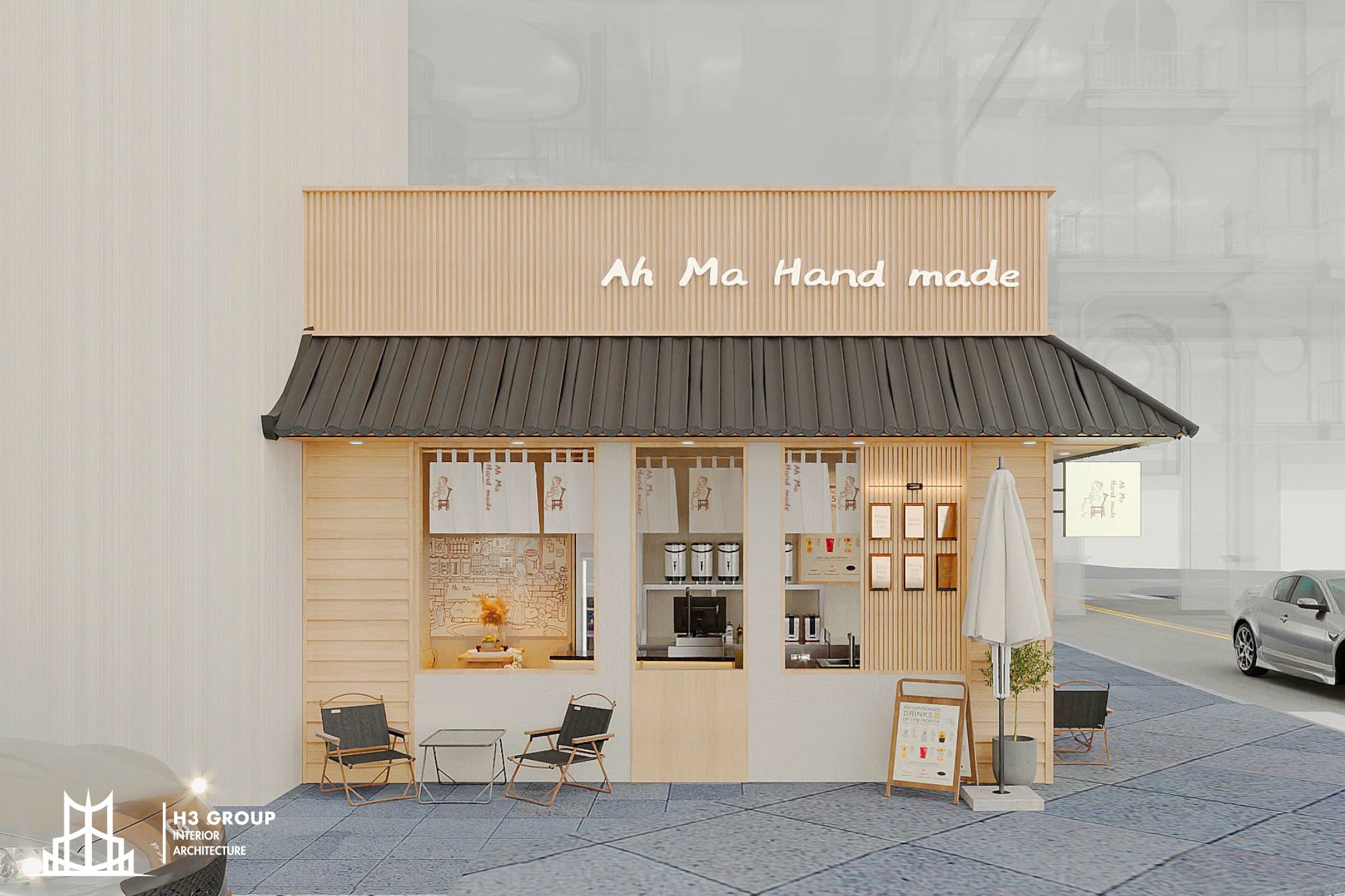Quán cafe phong cách Nhật Bản tại đường Phạm Ngọc Thạch - Hà Nội