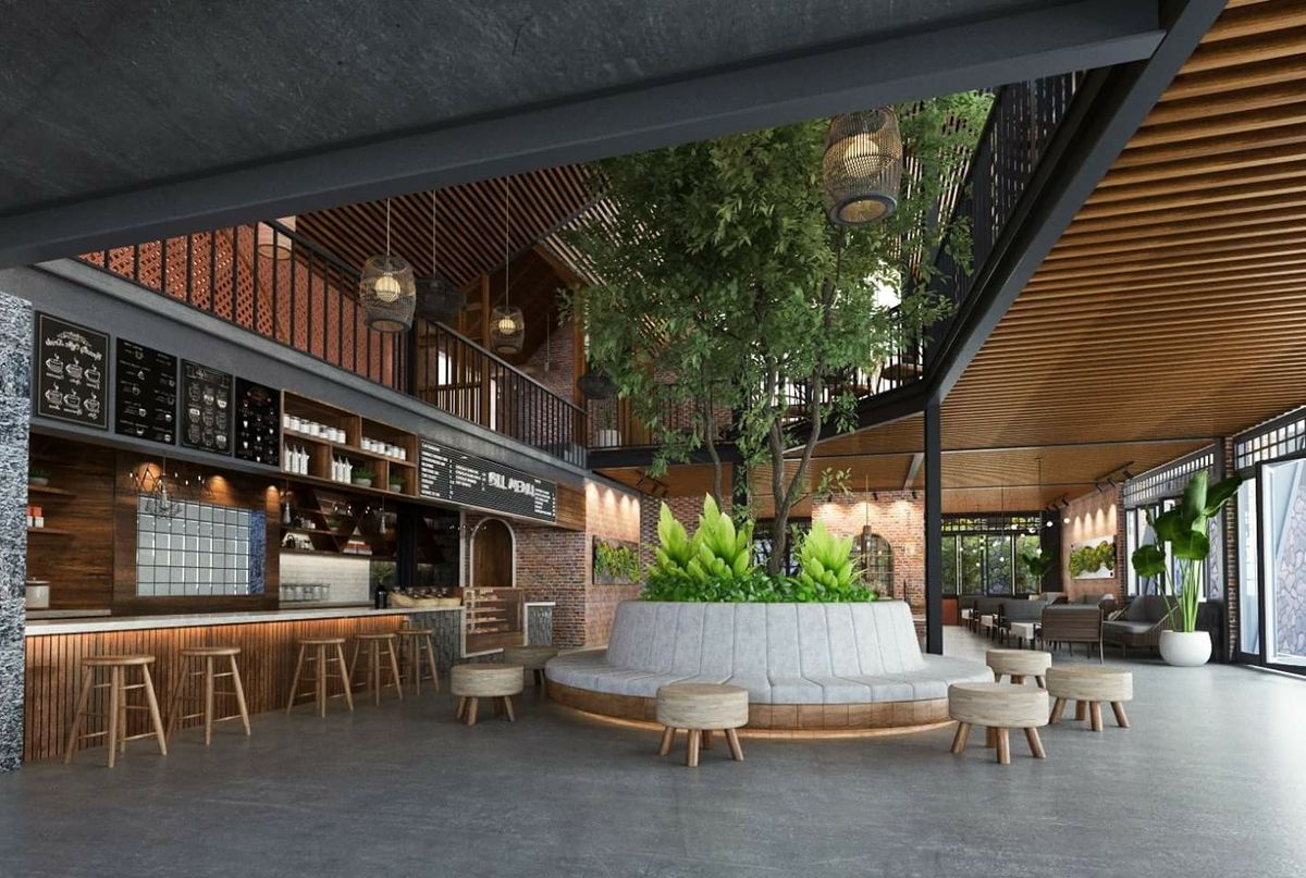 Quán cafe với mặt tiền 10m mang lại những ưu điểm nổi bật mà các mặt tiền nhỏ hơn khó có thể đạt được