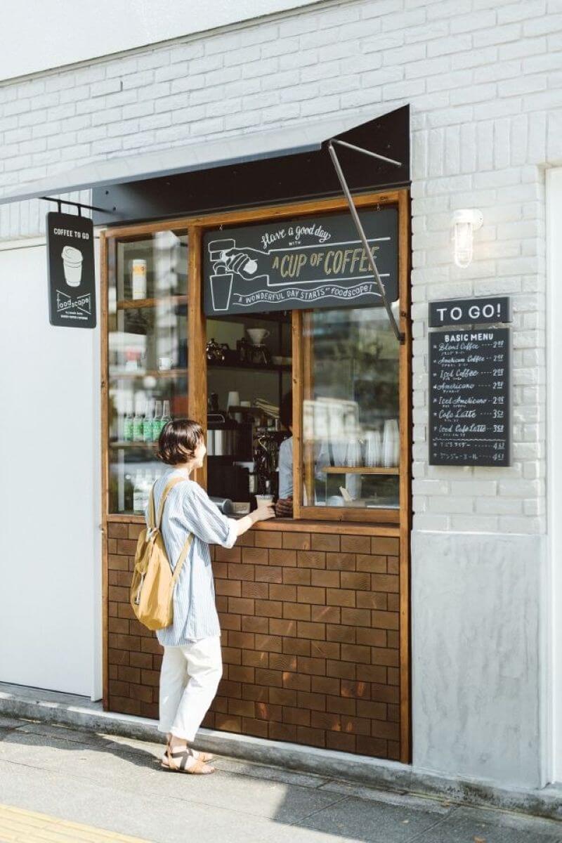 Mô hình cafe take away không cần thuê không gian lớn hay mặt tiền đắt đỏ, chỉ cần một vị trí thuận tiện như vỉa hè, trước tòa nhà văn phòng
