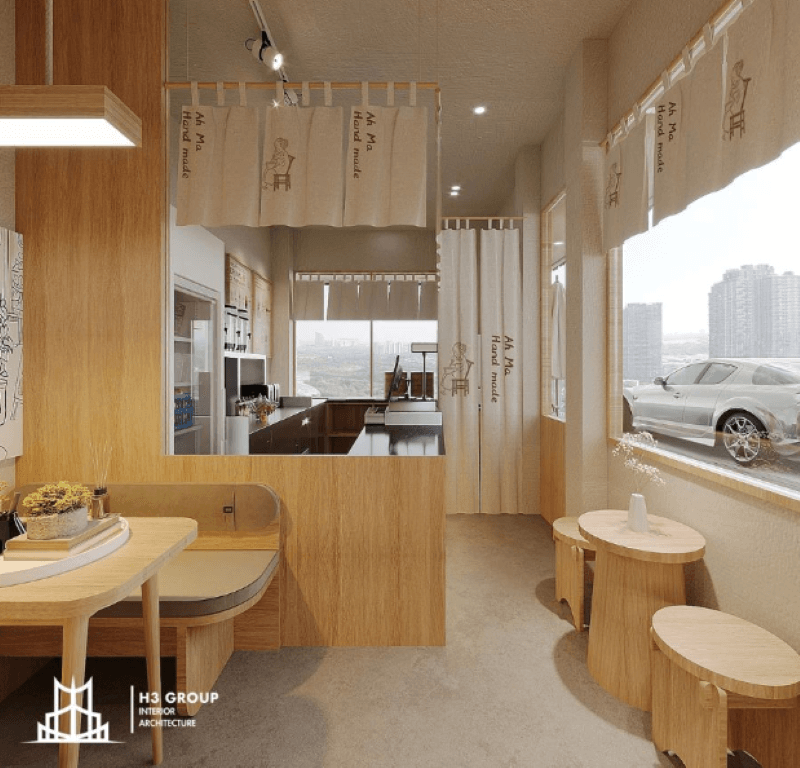 Mở quán cafe với 500 triệu với phong cách Rustic với vật liệu mộc mạc, quen thuộc tiết kiệm ngân sách mà vẫn mang dấu ấn riêng.