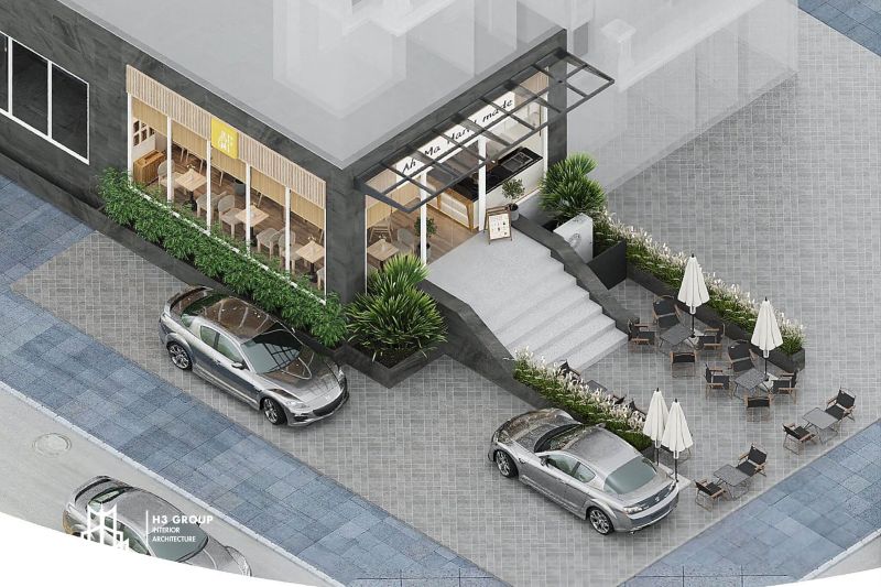 Vị trí thi công có thể làm tăng chi phí, nhất là khi quán nằm trong hẻm nhỏ hoặc khu vực khó vận chuyển vật liệu