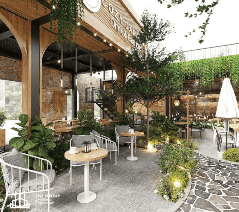 Chi phí đầu tư ban đầu đối với quán cafe sân vườn sẽ cao hơn các mô hình khác bởi sự quy mô và hoành tráng trước khi đi vào hoạt động