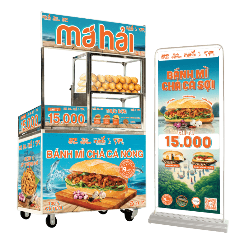 Nhượng quyền thương hiệu Bánh mì chả cá Má Hải là lựa chọn phù hợp cho người mới bắt đầu với số vốn nhỏ, nhờ chi phí thấp, mô hình đơn giản và được hỗ trợ vận hành từ A-Z