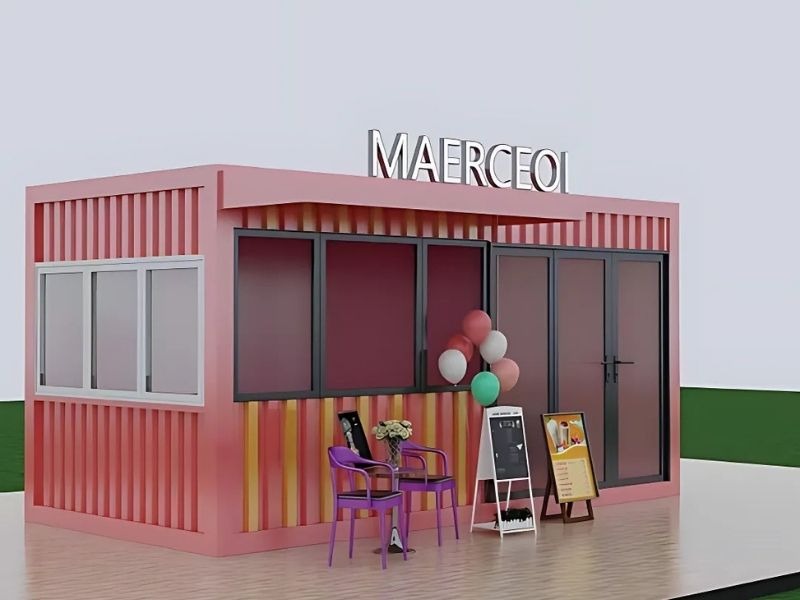 Pop-up cafe là mô hình kinh doanh tạm thời, thường được đặt tại những khu vực đông đúc, gây ấn tượng nhờ tính linh hoạt và độc đáo  