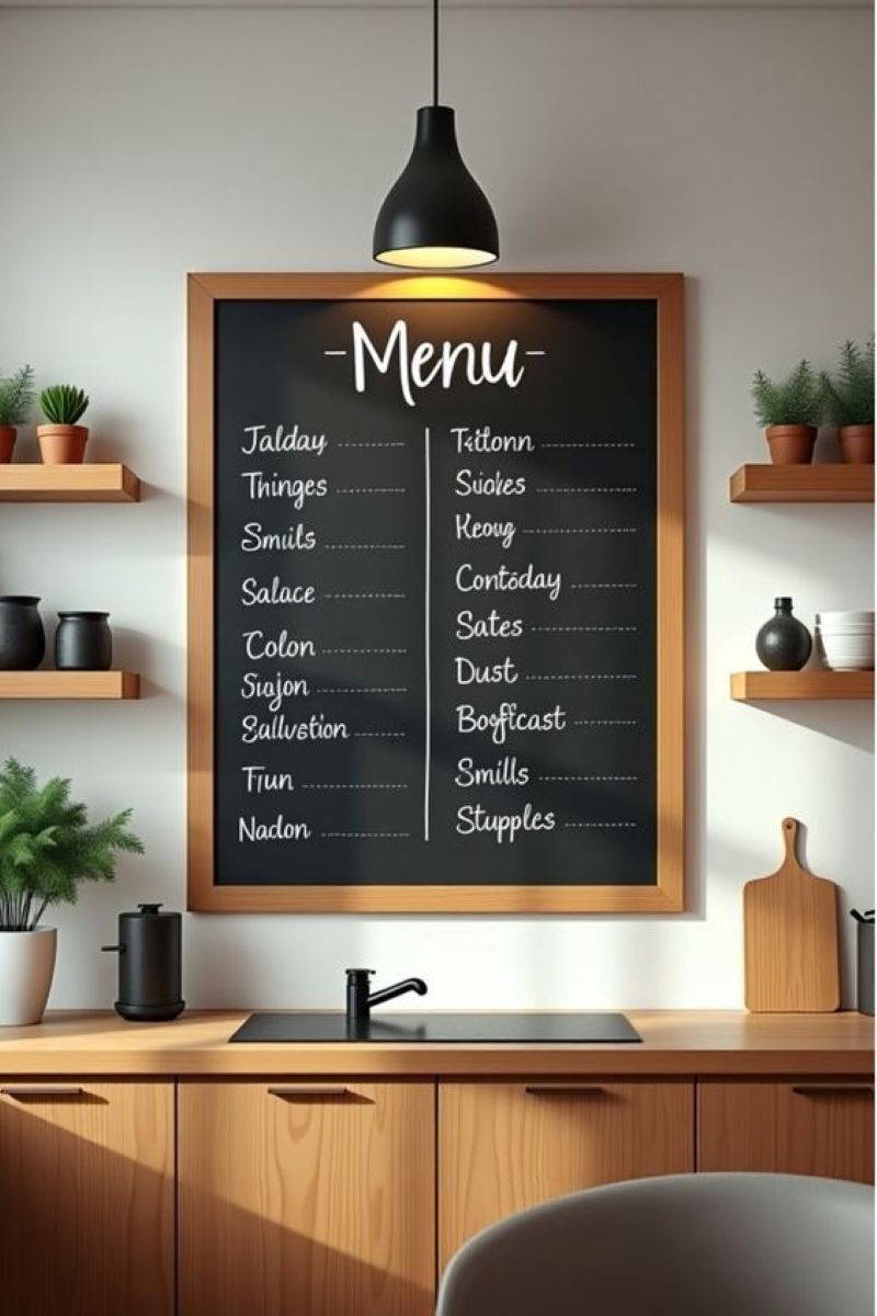 Bảng đen viết tay mang lại cảm giác thủ công, thân thiện và khác biệt so với in ấn công nghiệp 