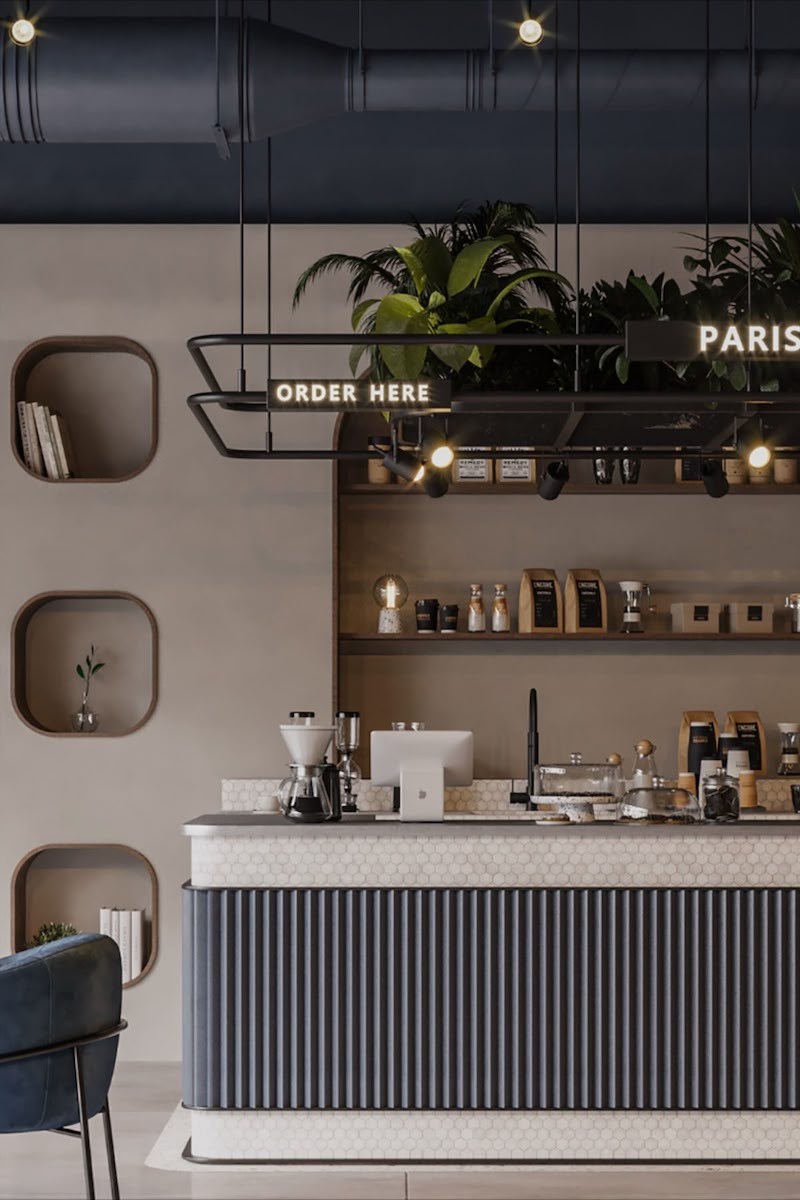 Quầy bar theo phong cách Scandinavian hướng đến sự giản dị và công năng cao
