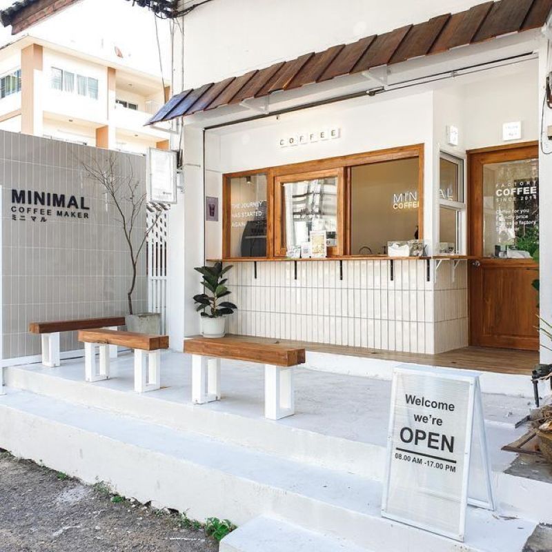Cafe phong cách tối giản đem đến cho người dùng trải nghiệm tinh tế và thư thái