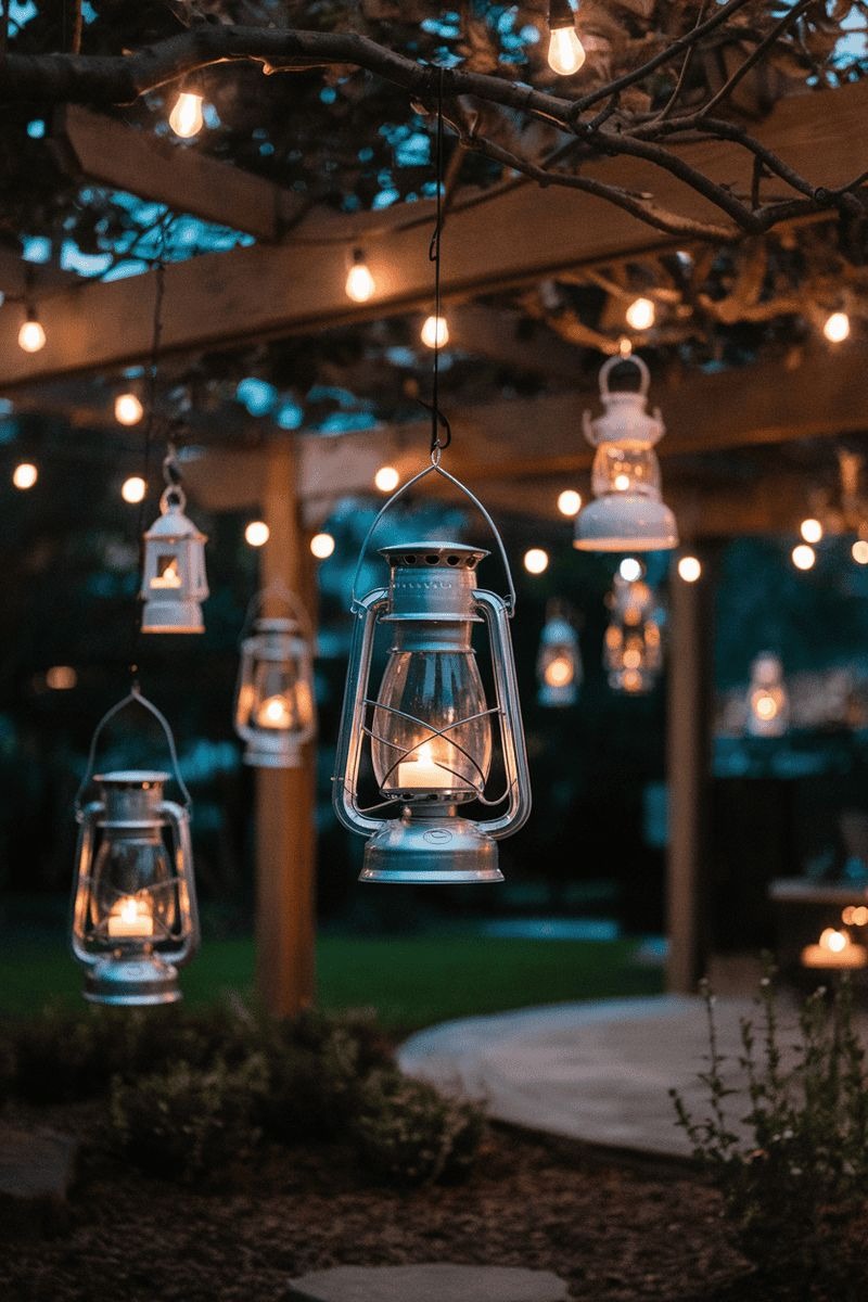 Decor bằng nến và đèn bão dễ dàng tạo ra nhiều góc chụp hình lung linh, thu hút khách hàng trẻ đến check-in 