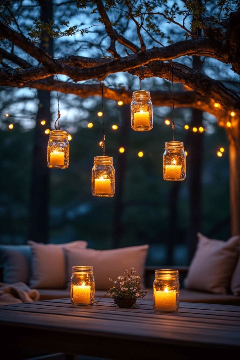 Sử dụng nến và đèn bão giúp tiết kiệm điện năng mà vẫn mang lại hiệu ứng ánh sáng đẹp mắt cho quán