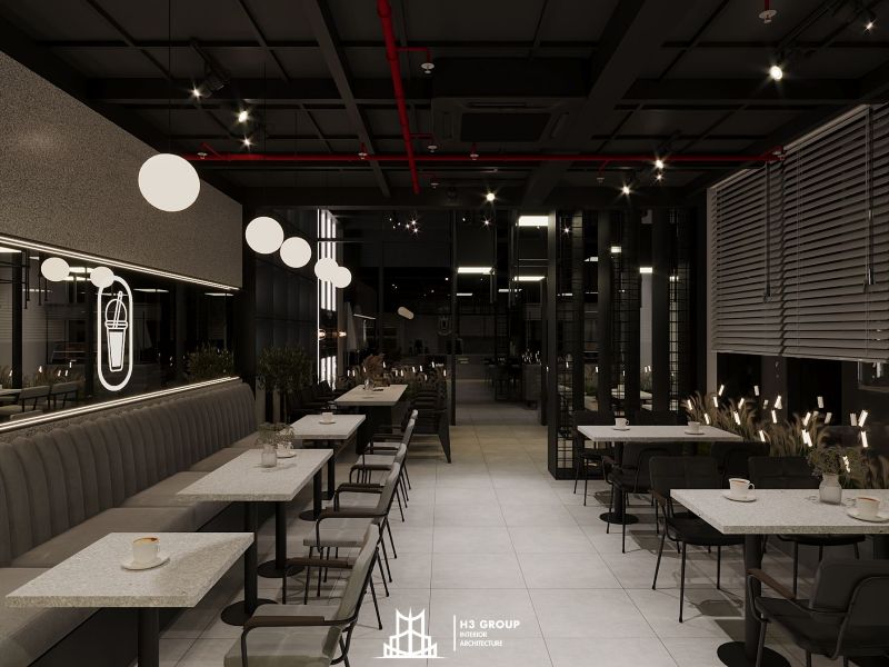 Quầy pha chế hiện đại