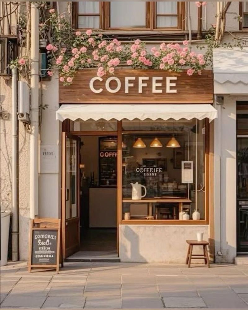 Thiết kế quán cafe mặt tiền 6m với phong cách vintage nổi bật