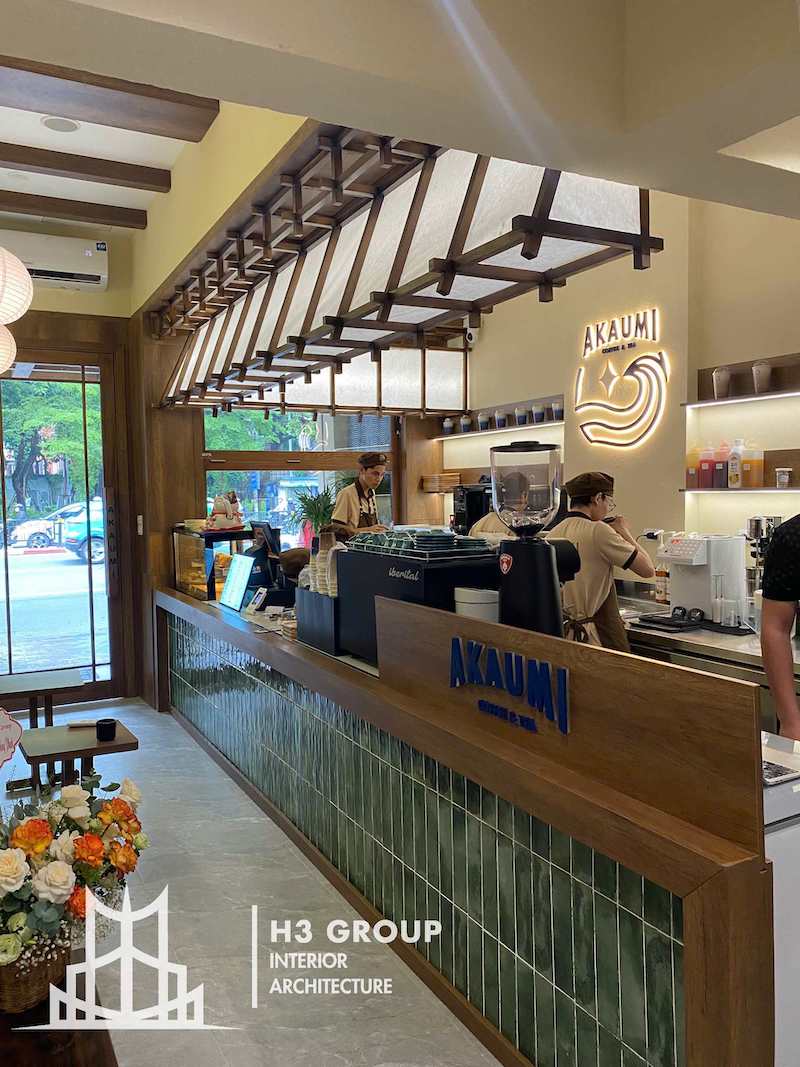 Hình ảnh thi công thực tế sau khi trải quá các bước, công trình hoàn thiện có độ đồng nhất cao so với bản vẽ thiết kế và phối cảnh 3D