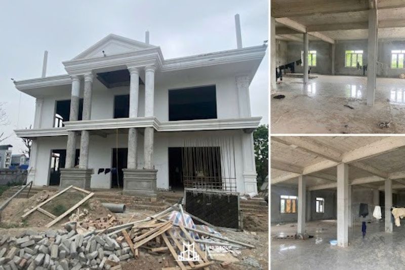 Công trình đã hoàn thành phần kết cấu cơ bản