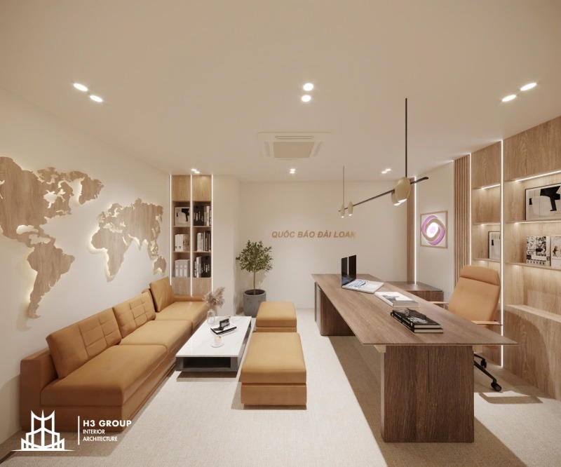 Văn phòng S Plus 117 Hoàng Cầu được H3 Group thi công trọn gói với thiết kế hiện đại, tạo cảm giác sang trọng, chuyên nghiệp