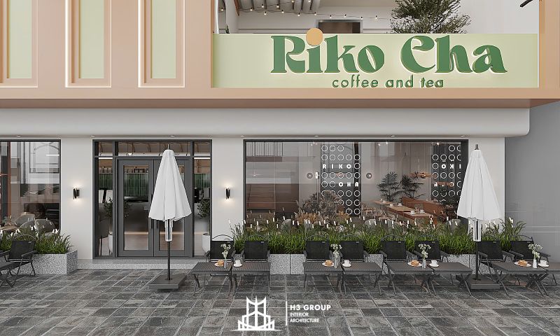 Dự án Riko Cha sở hữu mặt tiền hơn 25m², được thiết kế theo phong cách hiện đại hài hòa cùng không gian sân vườn thoáng mát