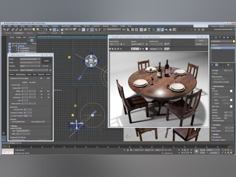 3Ds Max là phần mềm 3D mạnh mẽ, dùng để mô hình hóa, kết xuất và tạo hoạt hình chuyên nghiệp 