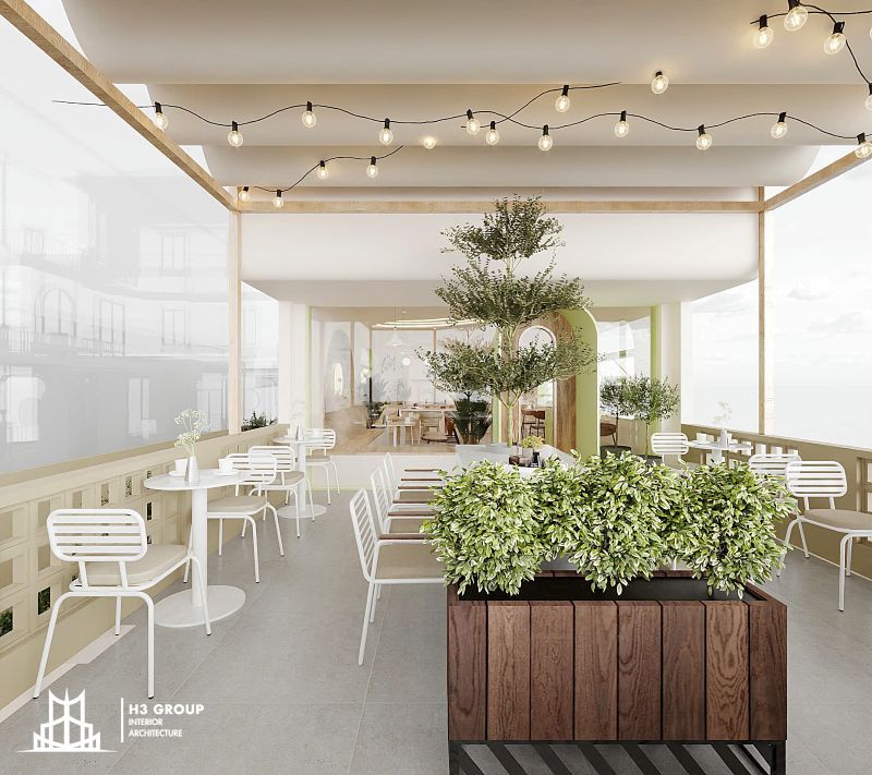 Không gian mở của tầng 2 được thiết kế mở