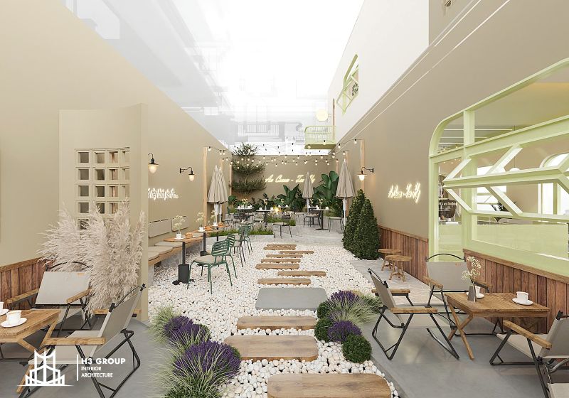 Thiết Kế AN Cream & Tea – Không Gian Hiện Đại Dẫn Lối Trải Nghiệm