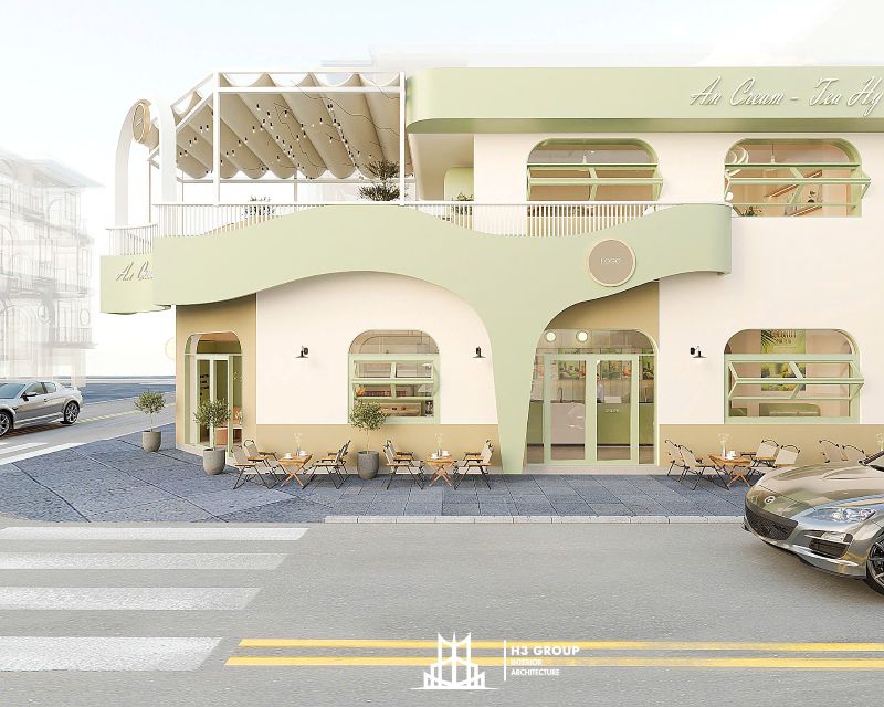 Không gian Mặt tiền thu hút 