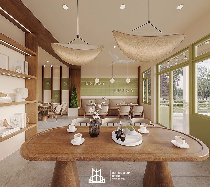 Một bố cục và luồng di chuyển hợp lý chính là “xương sống” giúp không gian quán cafe vận hành trơn tru