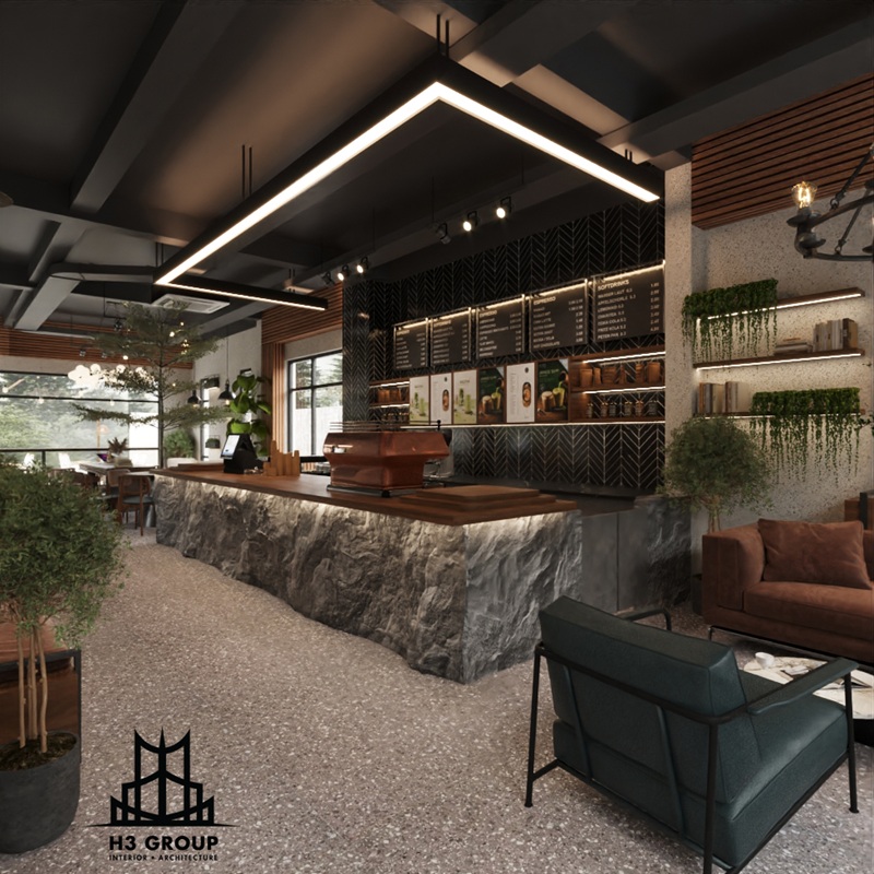 Quán cafe phong cách Industrial với không gian bụi bặm, cá tính mang đến trải nghiệm mạnh mẽ, phóng khoáng
