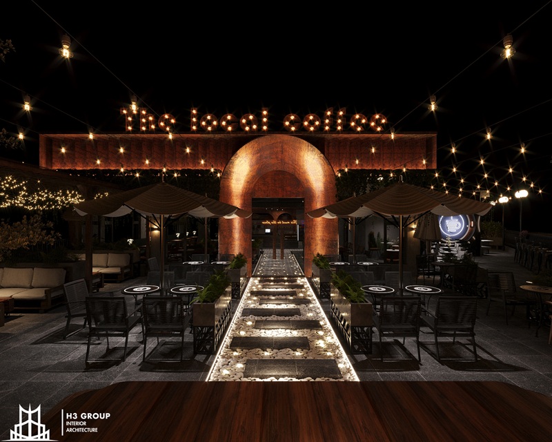 The Local Coffee do H3 Group thi công tỏa sáng với một vẻ đẹp đầy mê hoặc, đậm chất Industrial