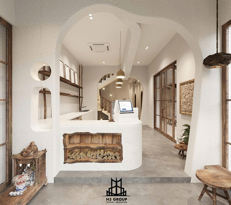 La Jolie Coffee được H3 Group khoác lên một thiết kế với phong cách đậm chất Bắc Âu – Scandinavian, nơi hội tụ sự tối giản, tinh tế và ấm cúng