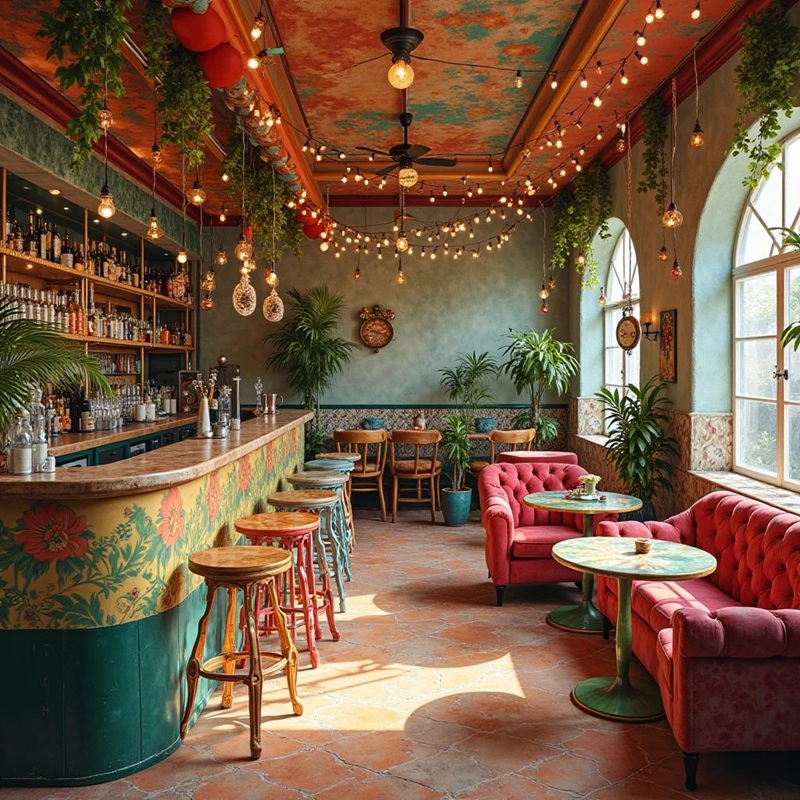 Boho là lựa chọn lý tưởng cho các quán cafe hướng đến cộng đồng yêu nghệ thuật, âm nhạc và du lịch