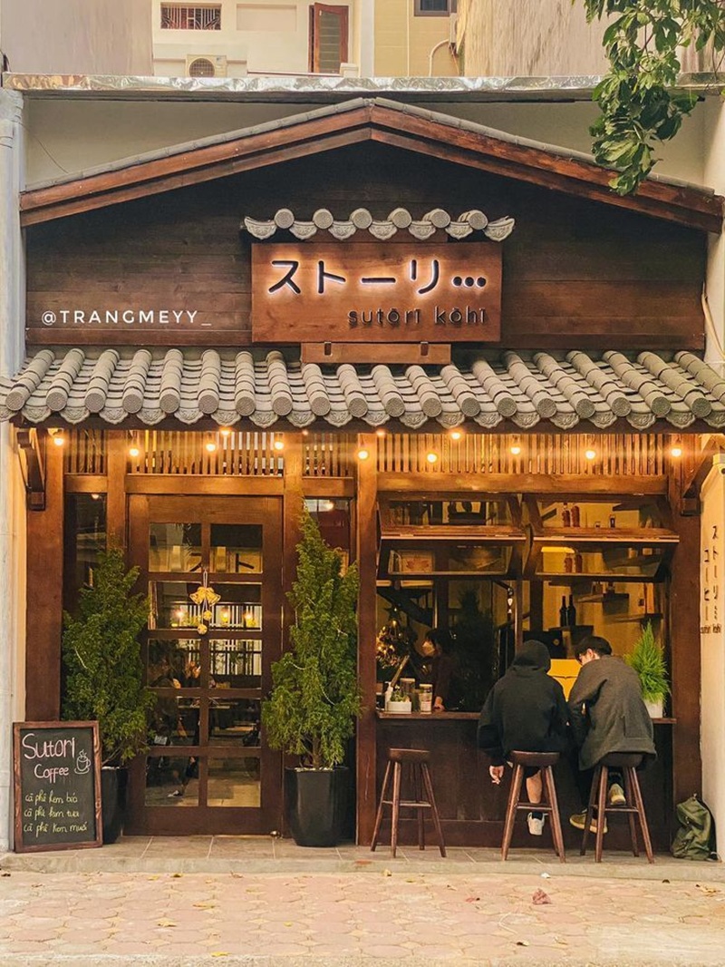 Thiết kế quán cafe phong cách Nhật Bản mang đến không gian tối giản nhưng đầy tinh tế, lý tưởng cho những ai yêu sự yên bình