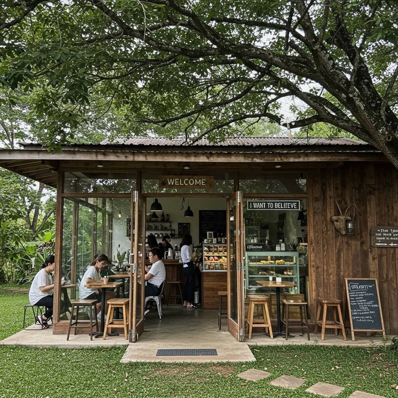 Thiết kế quán cafe phong cách Nhật Bản chú trọng sự yên tĩnh, phù hợp cho khách đến đọc sách, làm việc hoặc trò chuyện nhẹ nhàng